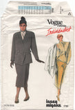 Vogue 1782 Issey Miyake Jacket, Skirt and Top, Uncut, F/Folded Sewing Pattern Size 10