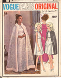 Vogue 1897 Sewing Pattern, Dress and Cape, Size 12, Uncut, Incomplete
