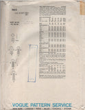 Vogue 1923 Blouson Shirt Dresses with Flared or Straight Skirt, Uncut, Factory Folded, Sewing Pattern Size 10