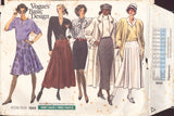 Vogue 1944 Sewing Pattern, Misses' Skirt, Size 14-16-18, Cut, Complete