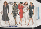 Vogue 2007 Sewing Pattern, Dress, Tunic, Skirt, Size 14-16-18, Partially Cut, Complete