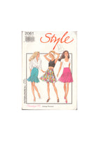 Style 2061 Sewing Pattern, Skirts, Size 6-12, Partially Cut, Complete