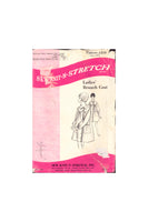 Knit-n-Stretch 216 Sewing Pattern, Women's Brunch Coat, Size S-M-L, Cut, Complete