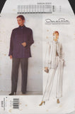 Vogue 2188 Sewing Pattern, Jacket & Pants, Size 12-14-16, Partially Cut, Complete