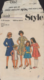 Style 2193 Sewing Pattern, Girls' Dress, Size 8, Cut, Incomplete