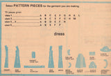 Style 2193 Sewing Pattern, Girls' Dress, Size 8, Cut, Incomplete