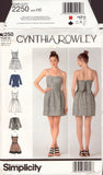 Simplicity 2250 Sewing Pattern, Misses' Dress, Jacket and Tie belt, Size 6-8-10-12-14, Uncut, Factory Folded