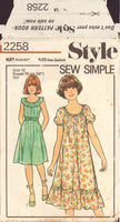 Style 2258 Sewing Pattern, Girls' Dress, Size 12, Cut, Complete