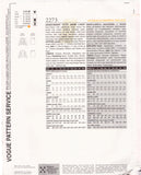 Vogue 2273 Sewing Pattern, Misses' Jacket & Skirt, Size 12-14-16, Partially Cut, Neatly Cut, Complete
