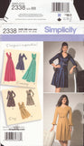 Simplicity 2338 Sewing Pattern, Dress, Size 20W-28W, Uncut, Factory Folded