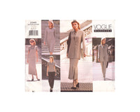 Vogue 2340 Sewing Pattern, Jacket, Dress, Top, Skirt and Pants, Size 14-16-18, Partially Cut Apart, Complete