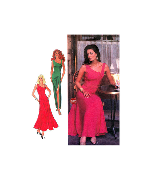 90s Dress Sewing Pattern: Style 2365 Asymmetrical Neckline Dress with Patterns Central 90s Dress Sewing Pattern: Style 2365 Asymmetrical Neckline Dress with Patterns Central