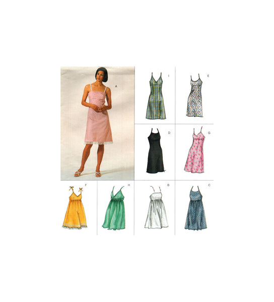Vogue 2424 Empire Waist Dress in Two Lengths, Uncut, F/Folded, Sewing Pattern Size 8-12