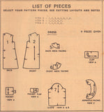 Style 2464 Sewing Pattern, Children's Dress, Child Size 4, Cut, Incomplete