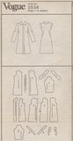 Vogue 2538 Sewing Pattern, Dress, Coat, Size 8-10-12, Cut, Incomplete