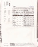 Vogue 2546 Sewing Pattern, Dress, Size 8, Cut, Complete