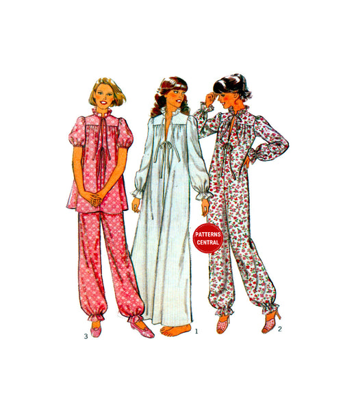 Style 2552, Nightgown, Pyjamas and Jumpsuit, Uncut, Factory Folded Sewing Pattern Bust 32.5 (83 cm)