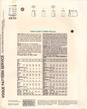 Vogue 2570 Sewing Pattern, Skirt, Size 8-10-12, Partially Cut, Complete