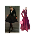 Vogue 2583 Fit and Flare Evening Dress in Two Lengths, Uncut, Factory Folded, Size 12-16