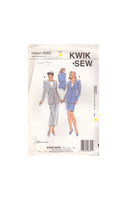 Kwik Sew 2682 Sewing Pattern, Misses' Jackets and Skirts, Size XS-XL, Uncut, Factory Folded