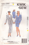 Kwik Sew 2682 Sewing Pattern, Misses' Jackets and Skirts, Size XS-XL, Uncut, Factory Folded