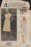 Vogue 2684 Sewing Pattern Misses' Dress, Size 14, Cut, Complete