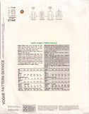 Vogue 2746 Sewing Pattern, Dress, Size 8-10-12, Cut, Complete