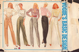 Vogue 2761 Sewing Pattern, Misses' Pants, Size 10, Cut, Complete