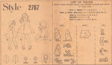 Style 2767 Toddler's Dress and Panties, Size 3, Cut, Incomplete