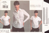 Vogue 2789 Sewing Pattern Misses' Shirt, Size 6-8-10, Partially Cut, Complete