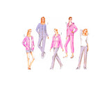 Vogue 2816 Activewear: Jacket, Top, Shorts and Pants, Uncut, F/Folded, Sewing Pattern Size 8-12