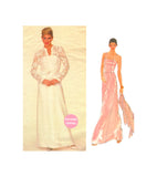 Vogue 2835 Evening Dress and Jacket, Cut, Complete, Size 14