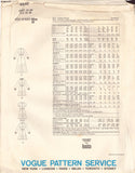 Vogue 2840 Sewing Pattern, Dress, Size 8, Neatly Cut, Complete