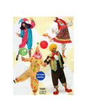 Simplicity 2849 Unisex Clown, Jester Costumes, Uncut, Factory Folded, Multi Sized