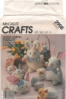 McCall's 2908 Easter Themed Soft Toys, Uncut, Factory Folded Sewing Pattern