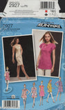 Simplicity 2927 Sewing Pattern, Dress, Tunic, Size 12-20, Uncut, Factory Folded