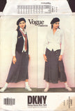 Vogue 2941 Sewing Pattern, Vest, Skirt, Shirt, Size 14-16-18, Cut, Complete
