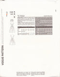 Vogue 2960 Sewing Pattern, Dress, Size 4-6-8-10, Cut, Complete