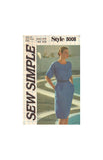 Simplicity 3005 Sewing Pattern, Dress, Size 10, Cut, Complete