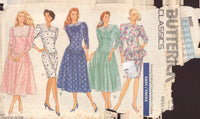 Butterick 3008 Sewing Pattern Dress Size 12-14-16 Uncut Factory Folded
