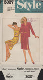 Style 3037 Sewing Pattern, Cardigan, Dress, Size 12, Neatly Cut, Complete