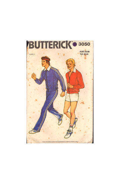Butterick 3050 Men's Jacket, Pants and Shorts, Size Large, Cut, Complete