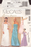 McCall's 3056 Sewing Pattern, Shrug, Bustier, Skirt, Size 12-14-16, Partially Cut, Complete