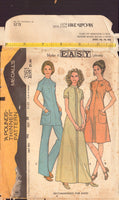 McCall's 3161 Sewing Pattern Dress or Tunic, Pants, Size 16.5, Cut, Complete