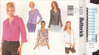 Butterick 3221 Sewing Pattern Blouse, Size 12-14-16, Neatly Cut, Complete