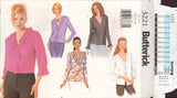 Butterick 3221 Sewing Pattern Blouse, Size 12-14-16, Neatly Cut, Complete