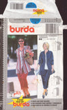 Burda 3268 Sewing Pattern, Blouses, Skirt, Size 18-28, Uncut, Factory Folded