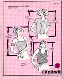 Knitwit 3300 Sewing Pattern, Little Tops, Size 6-22, Uncut