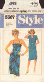 Style 3367 Sewing Pattern, Unlined Jacket and Dress, Size 16, Cut, Complete