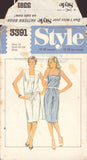 Style 3391 Sewing Pattern, Misses' Cover-Up and Dress, Size 14, Cut, Complete